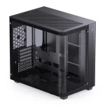 JONSBO TK-3 One-Piece Curved Glass ATX Mid Tower Gaming Pc Case Black