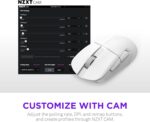 NZXT Lift Elite Wireless Ultra Lightweight Gaming Mouse White
