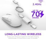 NZXT Lift Elite Wireless Ultra Lightweight Gaming Mouse White
