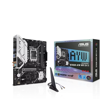 ASUS B760M-AYW WIFI D4 II Lga 1700 Micro-Atx motherboard
