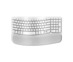 Logitech Wave Keys Wireless Ergonomic Keyboard (Off-White)