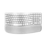 Logitech Wave Keys Wireless Ergonomic Keyboard (Off-White)