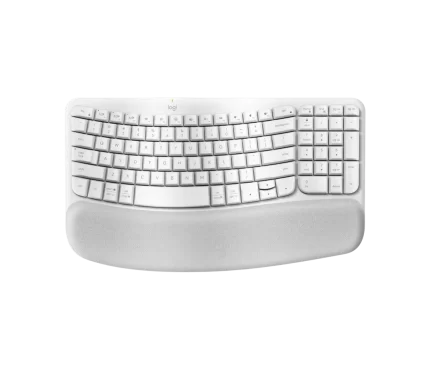 Logitech Wave Keys Wireless Ergonomic Keyboard (Off-White)