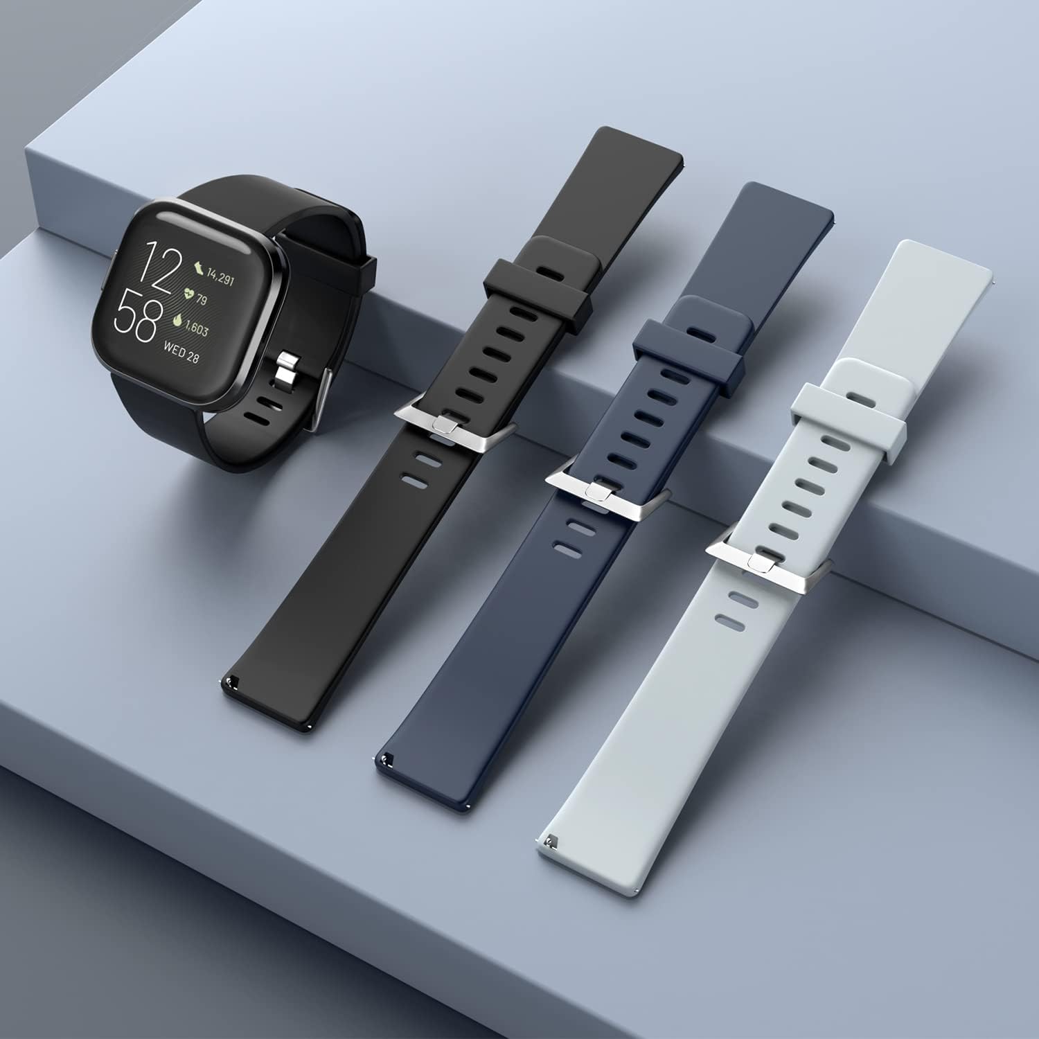 Fitbit Versa/Versa 2 / Versa Lite, Silicone Straps Band Fitbit Versa/Versa 2 / Versa Lite, Silicone Straps Band