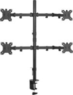 Zeno M624 Quad Stand Monitor Mount Arm Clamp Forex,Trading & Gaming Setup