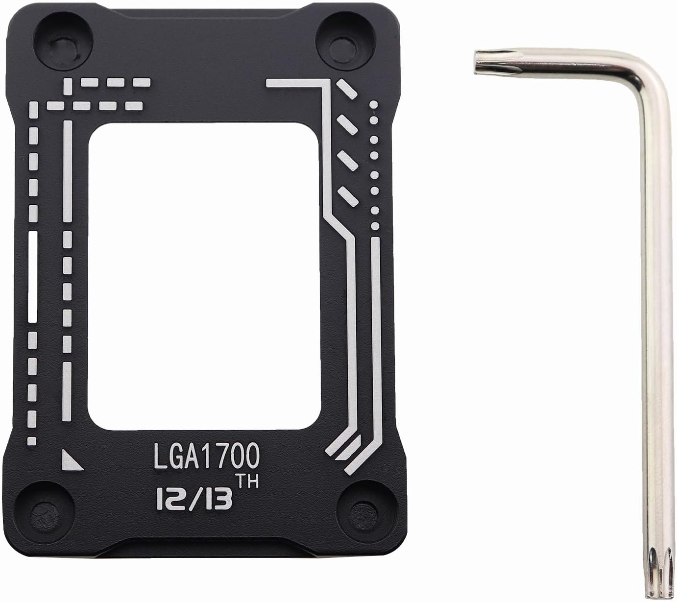 COOLLEO Intel Lga 1700 CPU Holder Corrective Anti-Bending Fixing Frame With Thermal Paste COOLLEO Intel Lga 1700 CPU Holder Corrective Anti-Bending Fixing Frame With Thermal Paste