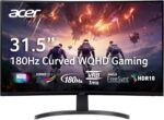 Acer Nitro EDB323QU Gaming 31.5" Curved WQHD 1440P 180Hz 1ms FreeSync Premium Gaming Monitor
