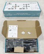 Zeno M624 Quad Stand Monitor Mount Arm Clamp Forex,Trading & Gaming Setup
