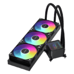 COOLLEO ICE Mirror 360 V2 TDP 300W ARGB AIO Liquid Cpu Cooler Black
