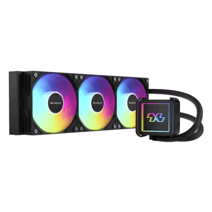 COOLLEO ICE Mirror 360 V2 TDP 300W ARGB AIO Liquid Cpu Cooler Black