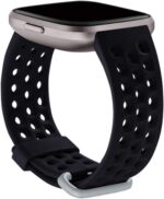 Fitbit Versa/Versa 2 / Versa Lite, Silicone Breathable Sport Wristbands Strap