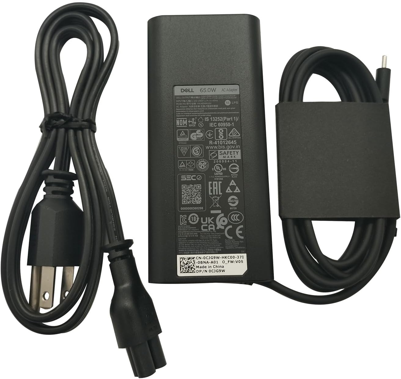 Original Dell Laptop Charger 65W USB-C,AC Adapter,LA65NM190, HA65NM190, DA65NM190, HKA65NM200. Original Dell Laptop Charger 65W USB-C,AC Adapter,LA65NM190, HA65NM190, DA65NM190, HKA65NM200.