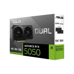 ASUS NVIDIA GeForce RTX 5050 Dual OC 8GB GDDR6 PCIe 5.0 Graphics Card