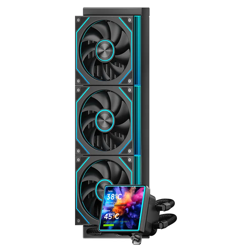 Jungle Leopard Pro Flow 360 ARGB All-In-One LCD Sreen AIO Liquid Cpu Cooler Jungle Leopard Pro Flow 360 ARGB All-In-One LCD Sreen AIO Liquid Cpu Cooler