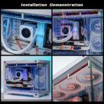 Jungle Leopard MS-01 Micro ATX Gaming PC Case With 3X Preinstalled Transwarp 120mm RGB Case Fan