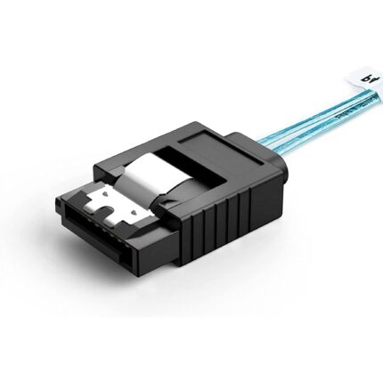 Mini SAS to SATA Cable: 0.5M SFF-8087 to SATA Forward Breakout Cable SFF8087 SAS Controller to Hard Drive