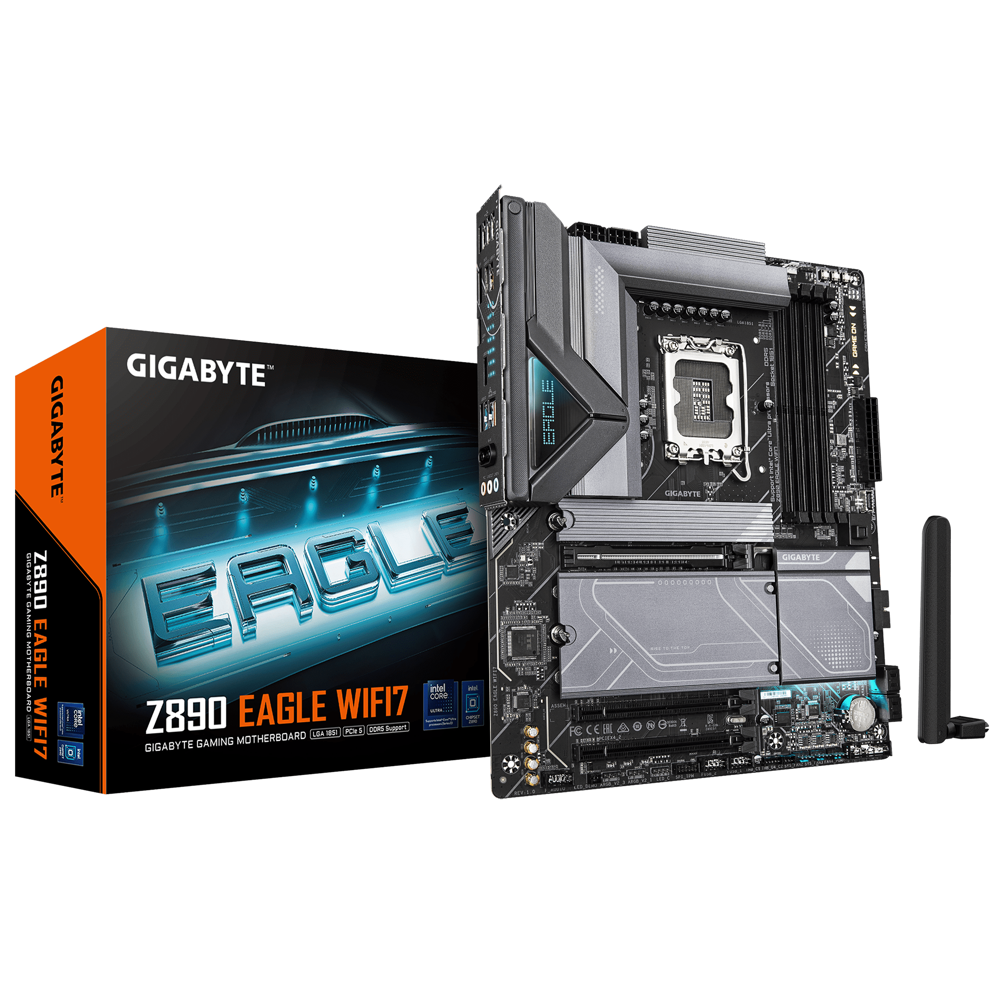 Z890 EAGLE WIFI7_01 GIGABYTE Z890 Eagle WIFI7 Intel Core Ultra (Series 2) LGA 1851 Motherboard