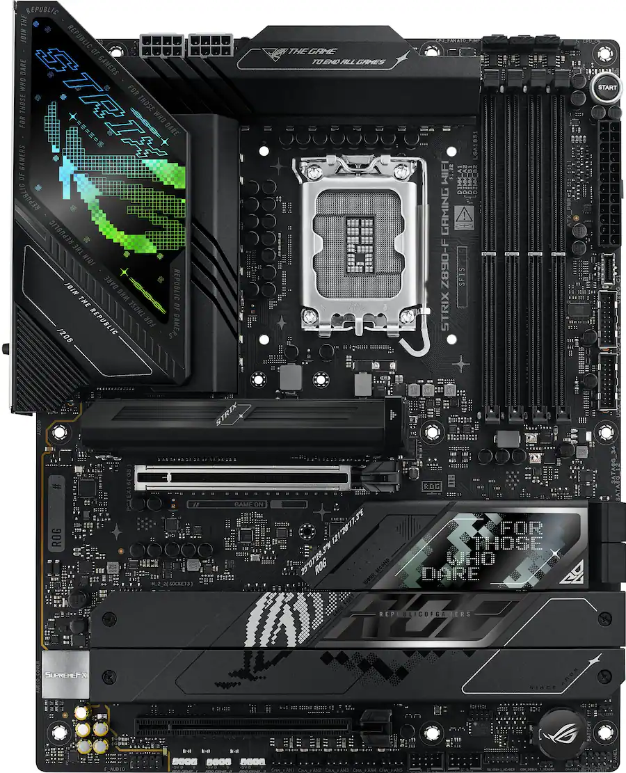 ASUS ROG Strix Z890-F Gaming WiFi 7 Intel LGA1851 ATX Gaming Motherboard ASUS ROG Strix Z890-F Gaming WiFi 7 Intel LGA1851 ATX Gaming Motherboard